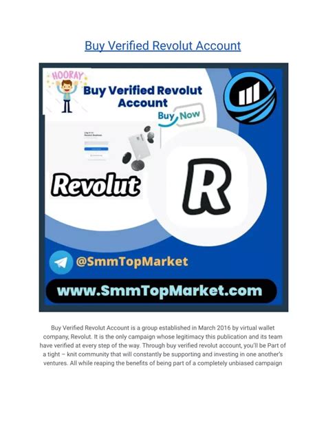 Rated 4. . Buy verified revolut account